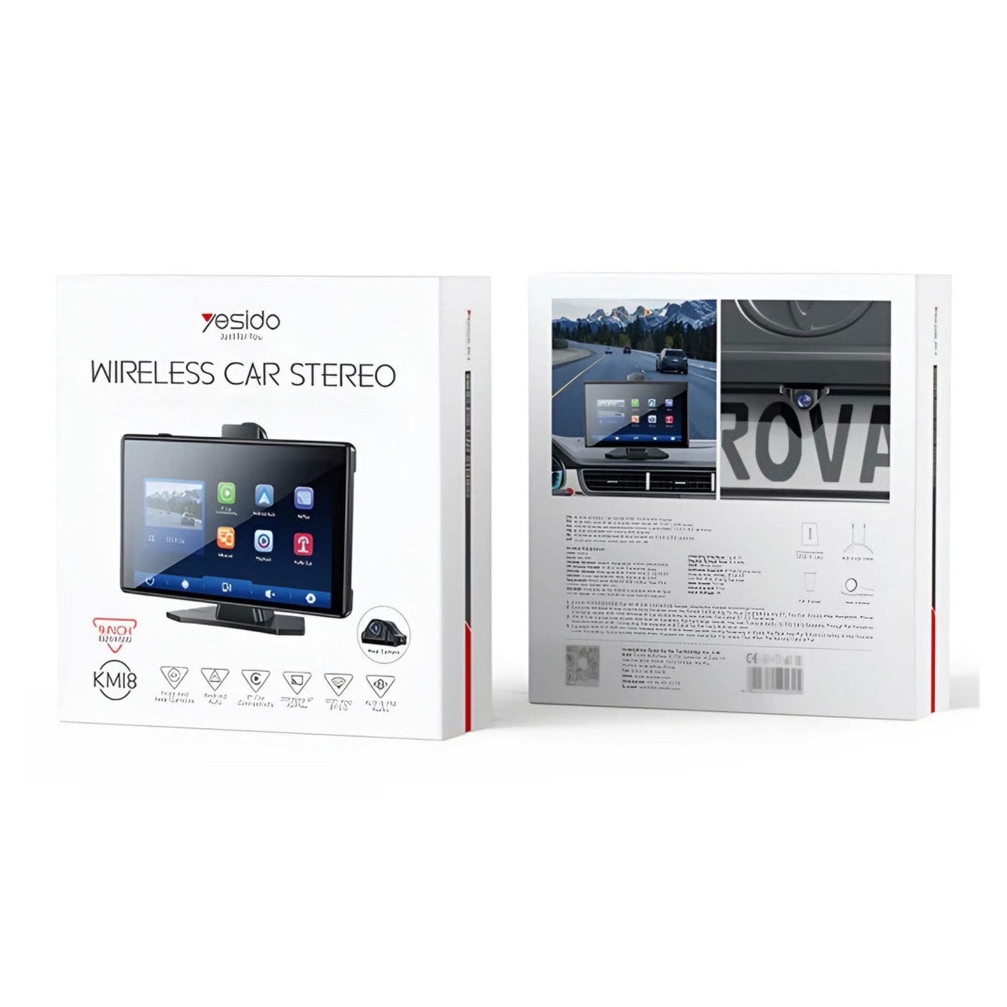 يَسيدو ستيريو برو شاشة سيارة ذكية لاسلكية بضمان سنة الصورة 2