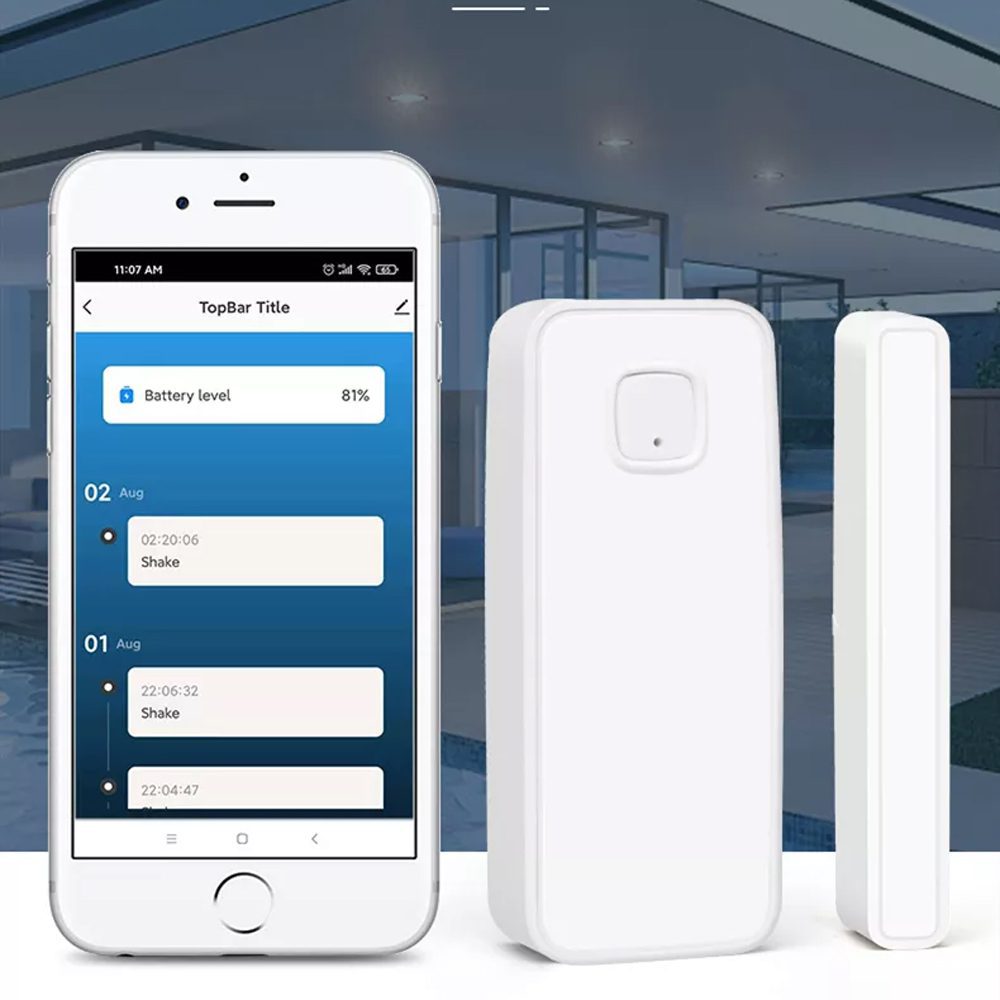 مستشعر ذكي للنوافذ والأبواب يعمل بالواى فاي الصورة 2