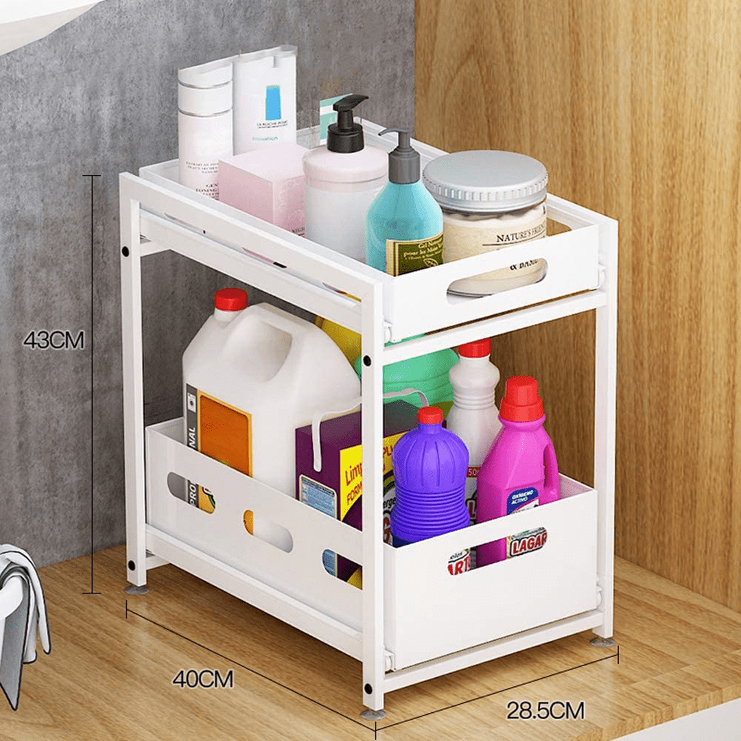 منظم تخزين برف قابل للسحب الصورة 5