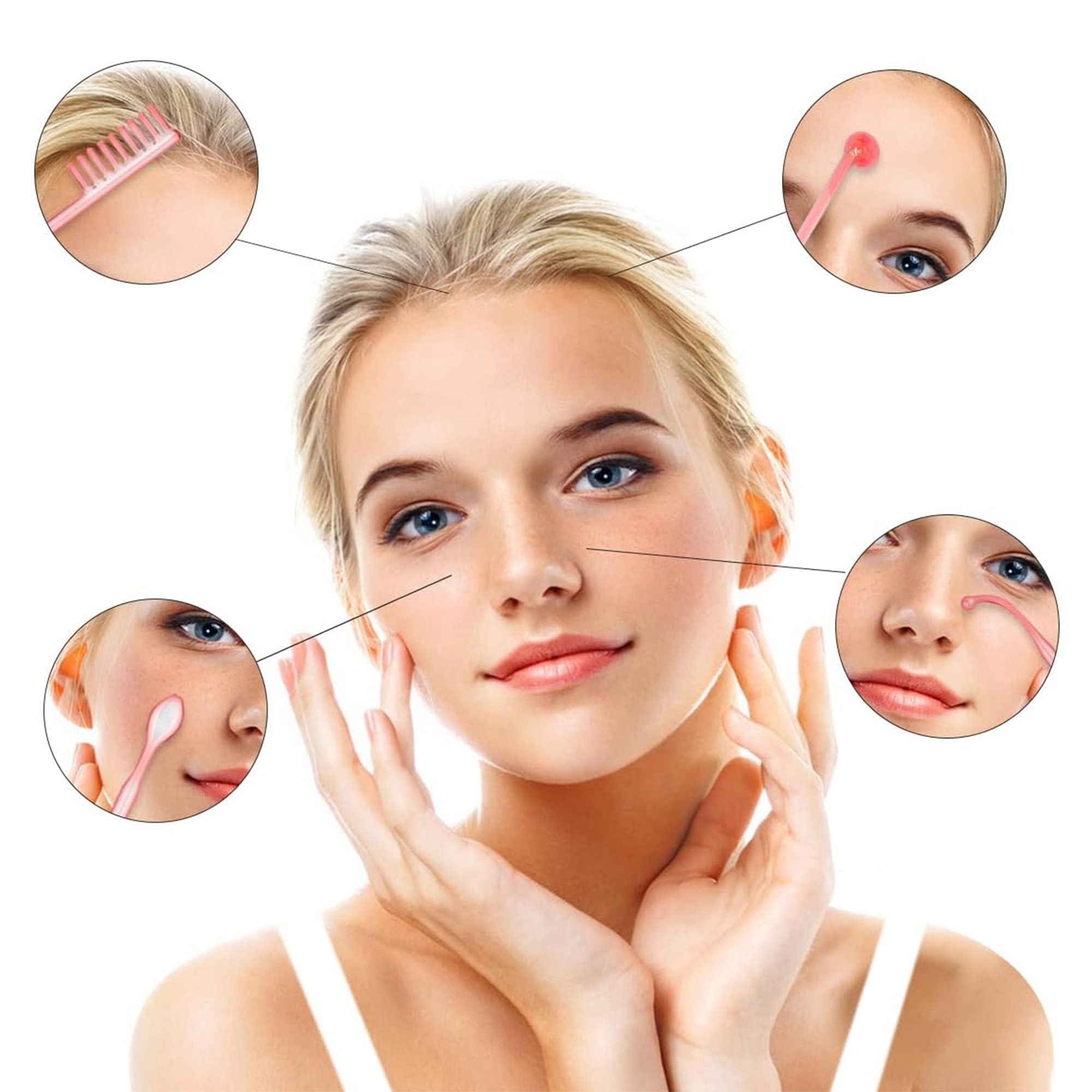 جهاز تجميل عالي التردد 5 في 1, لعلاج جميع عيوب البشرة والشعر الصورة 4