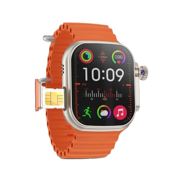 • ساعة سمارت بمدخل شريحة + 3 استيك هدية