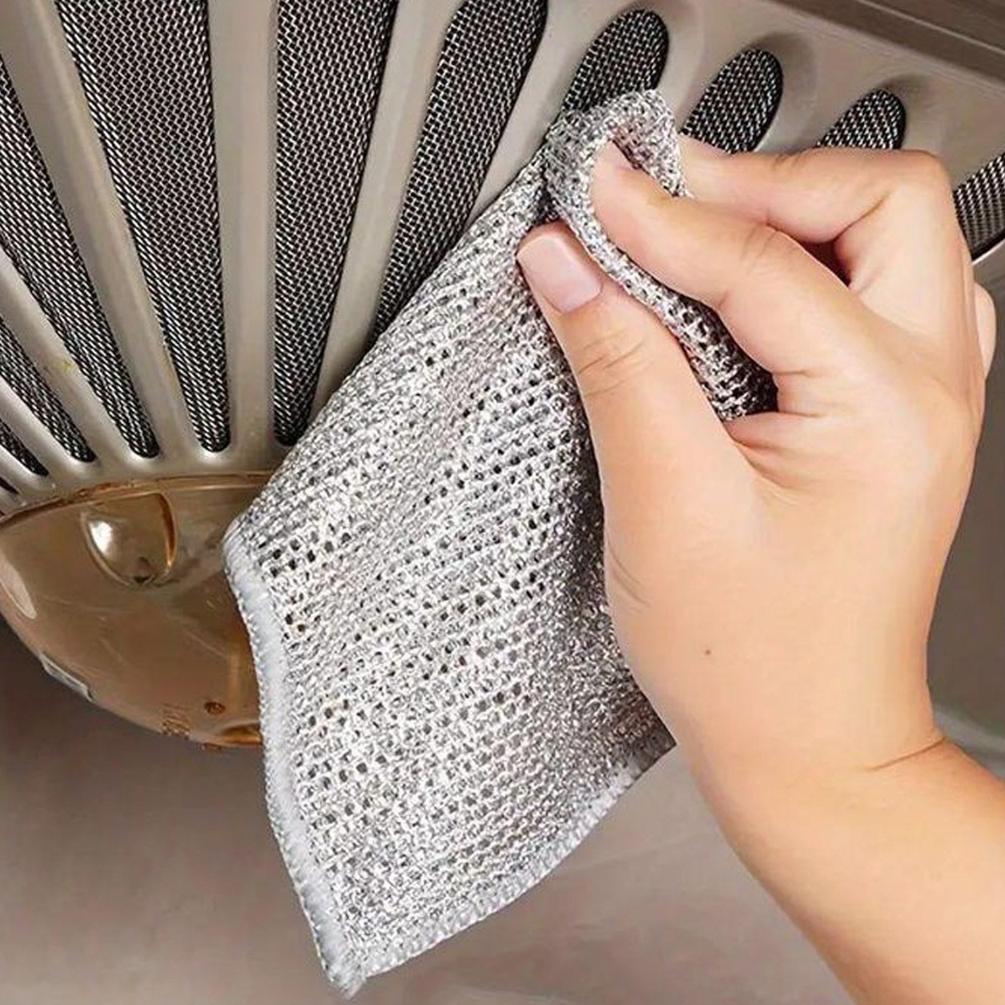 قماش تنظيف الصحون بديل السلك 11 قطعة الصورة 2