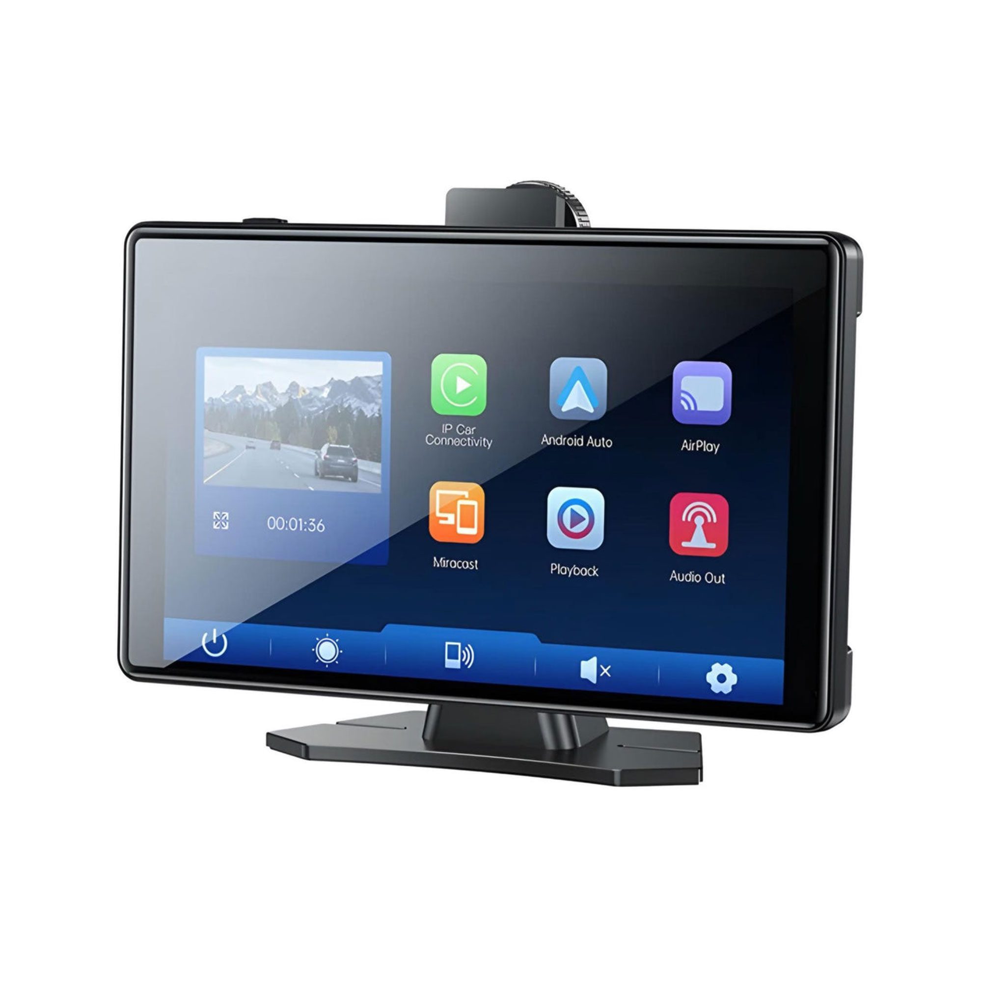 يَسيدو ستيريو برو شاشة سيارة ذكية لاسلكية بضمان سنة الصورة 3