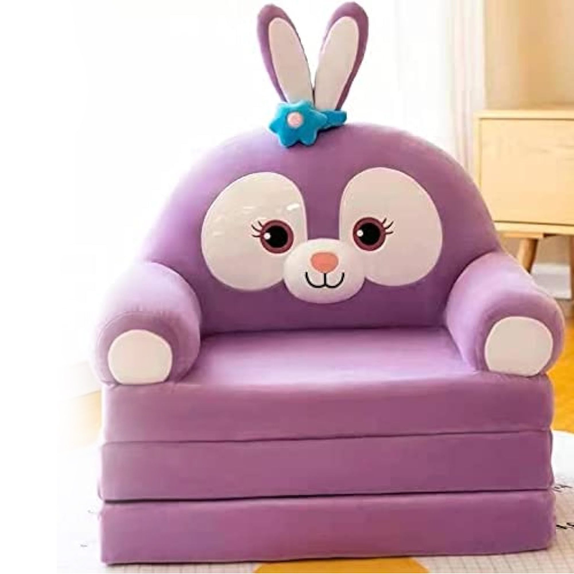 كرسى و أريكة للأطفال مع مسند يد 2 فى 1 الصورة 8