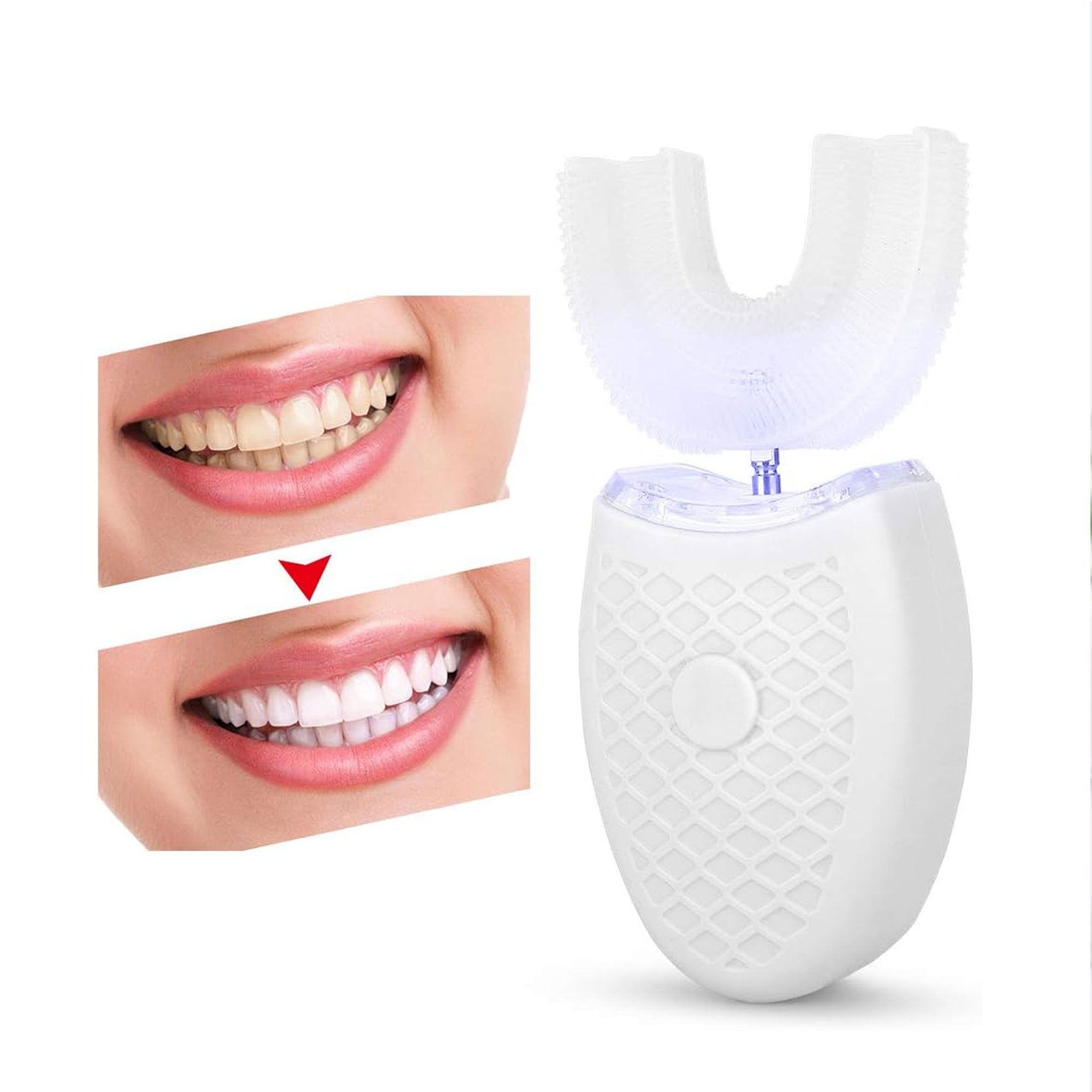 جهاز تنظيف الأسنان الأوتوماتيكى + جل التبييض الفورى الصورة 2