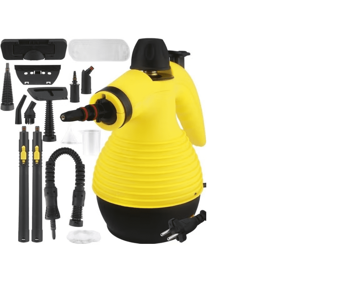 منظف بخار كهربائي Denx بعصا ممتدة و ممسحة بضمان عامين