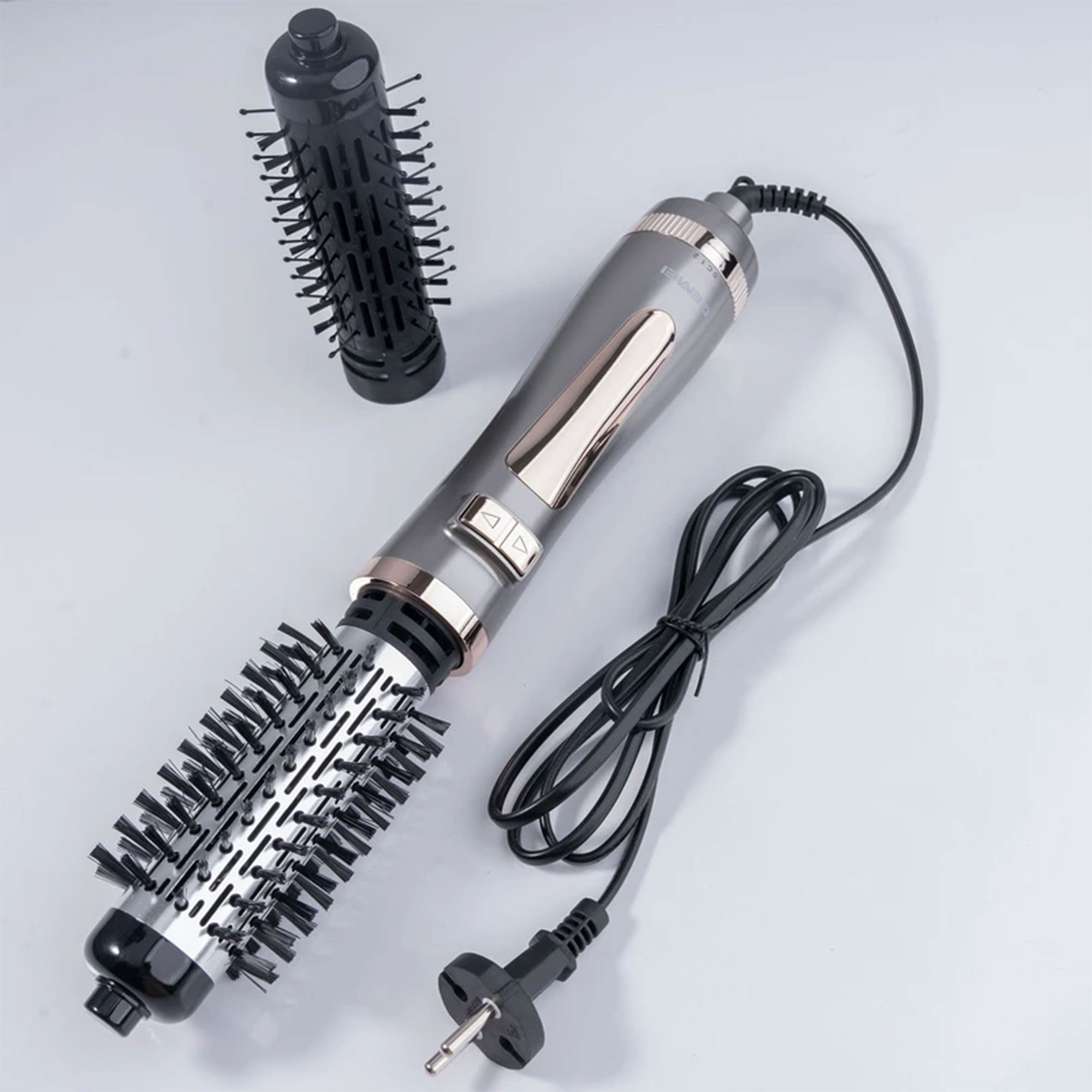 فرشاة تصفيف دوارة و مجفف الشعر من gemei ضمان عام الصورة 4