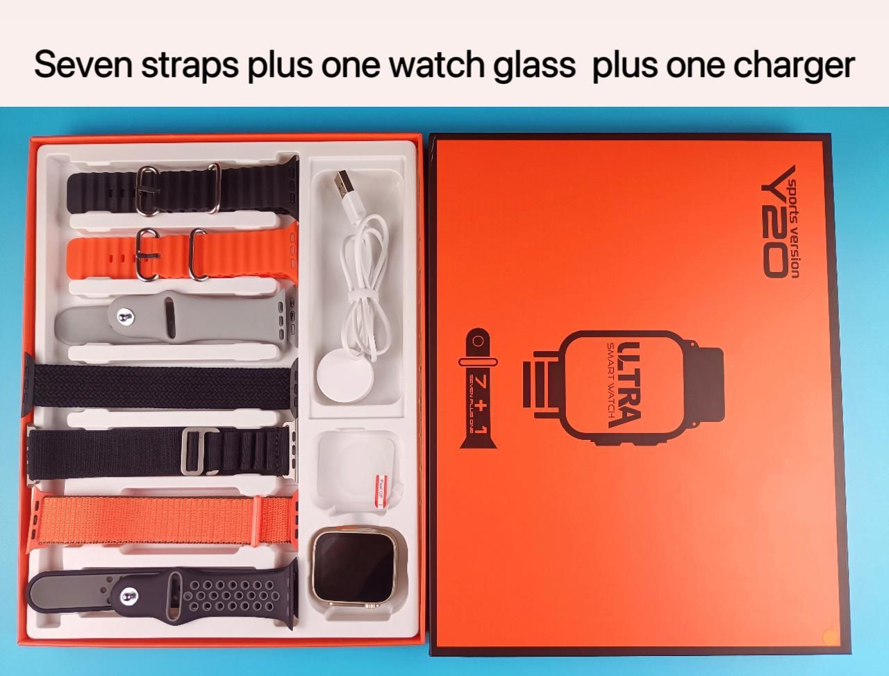 سماعة AirPods +ساعة الترا + هدية (7 استيك) الصورة 2