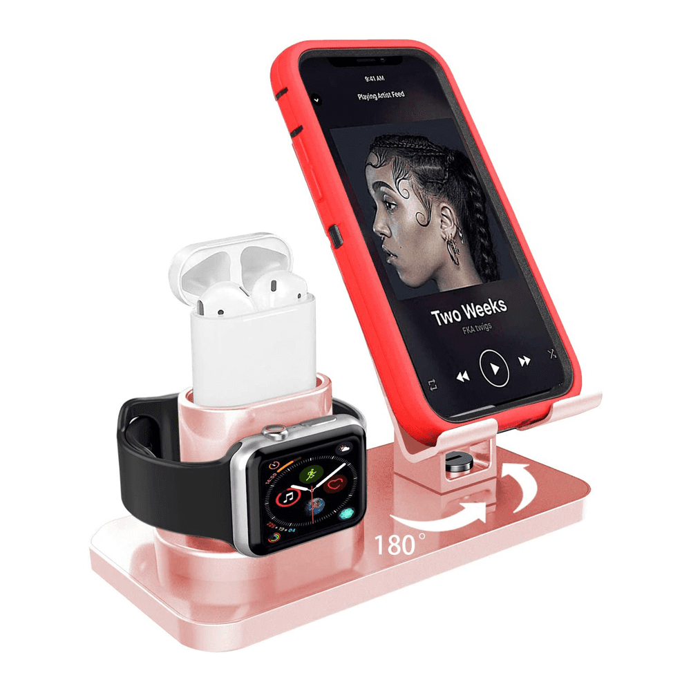 • شاحن ذكي ل( ايفون و اندرويد و type c وساعة و ايربودز مع شاحن لاسلكي) الصورة 4