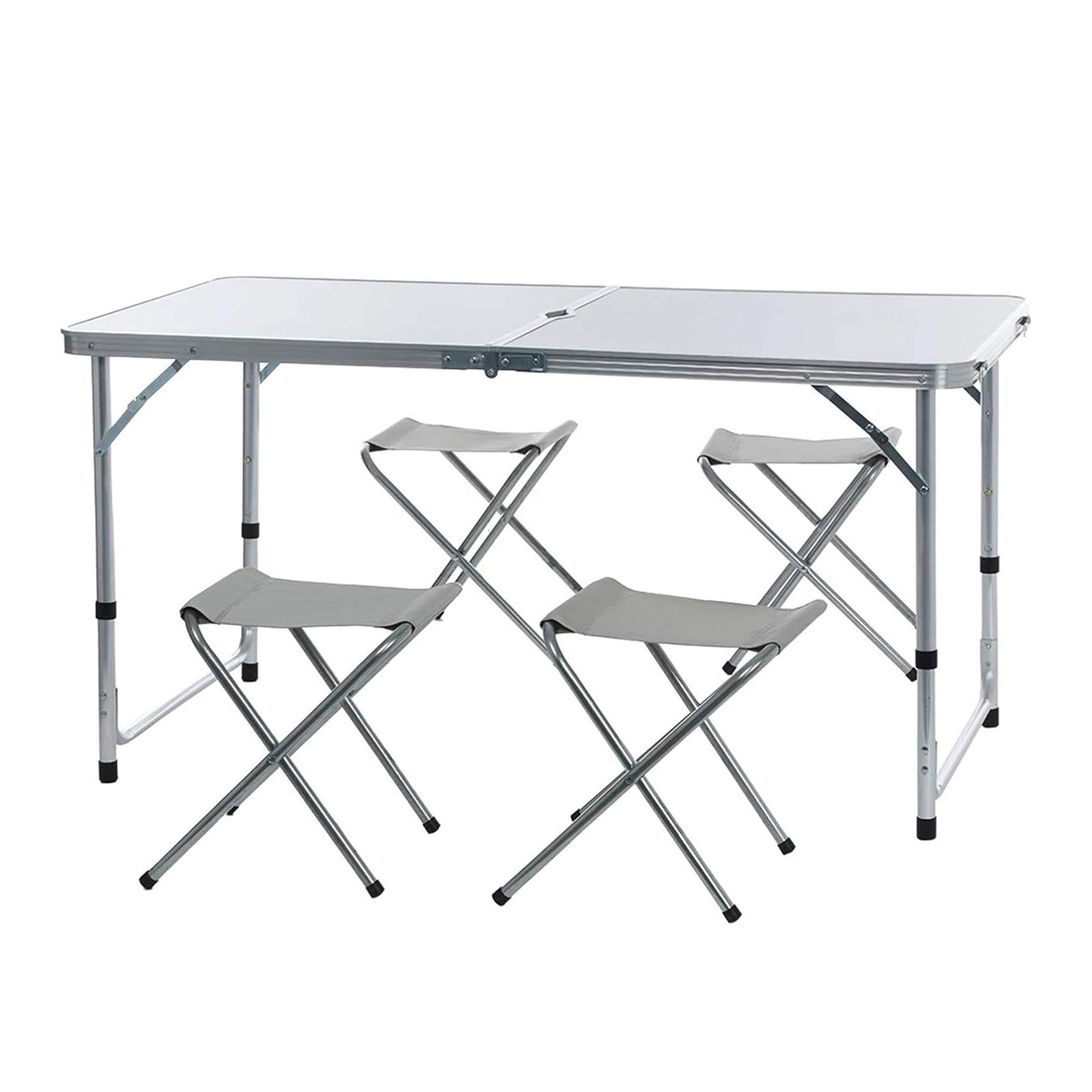 • مجموعة طاولة تخييم قابلة للطي مع كراسي