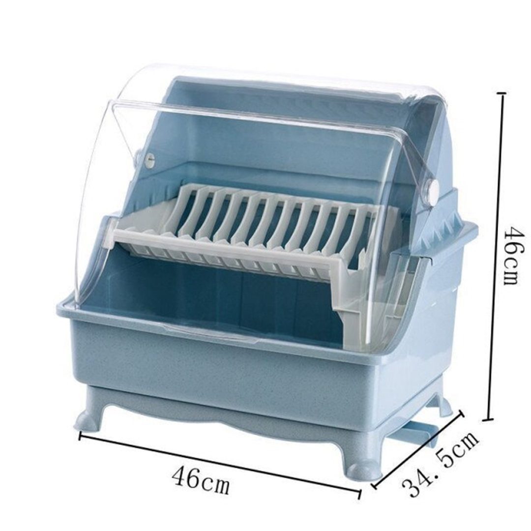 رف تجفيف الاطباق مع غطاء الصورة 2
