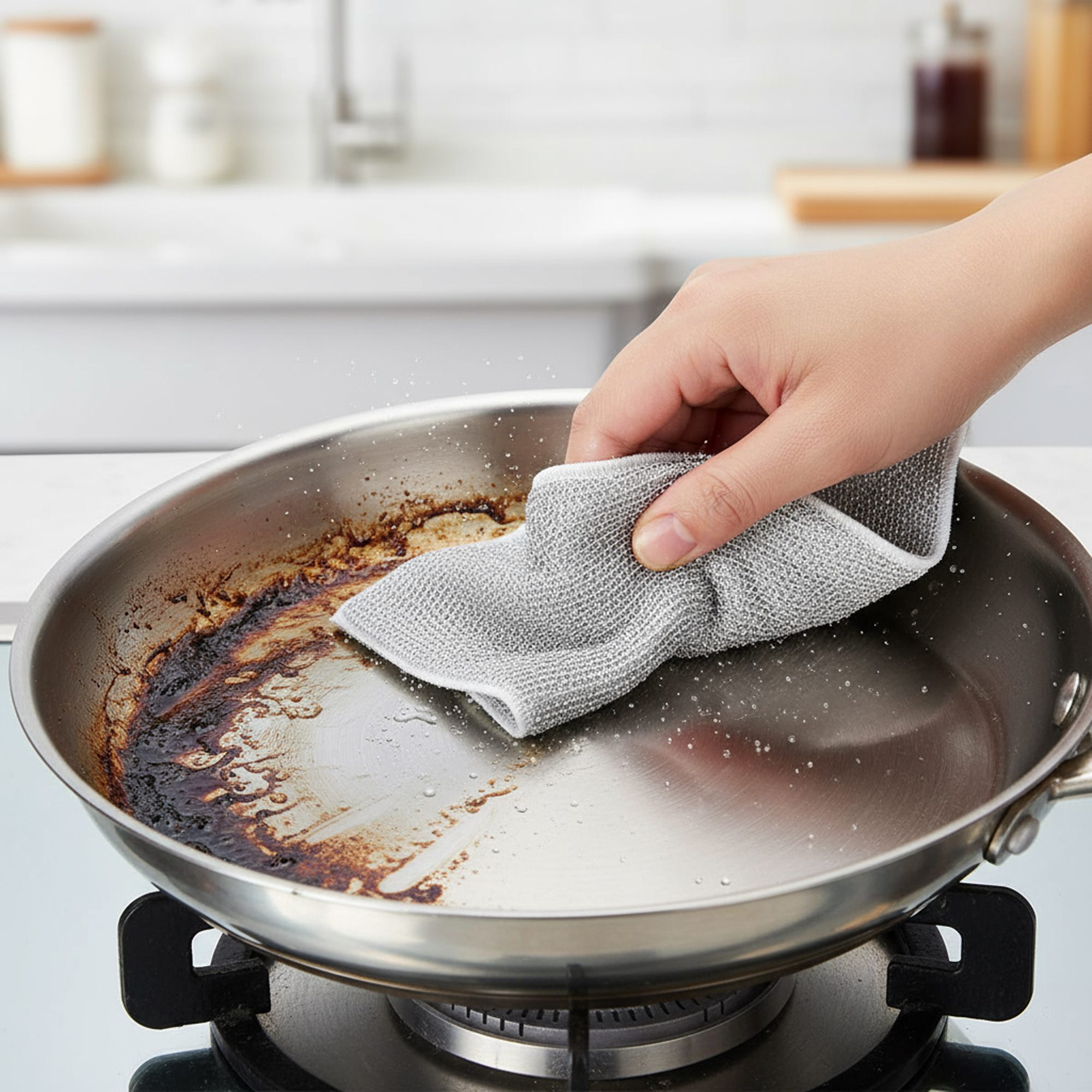 قماش تنظيف الصحون بديل السلك 11 قطعة الصورة 4