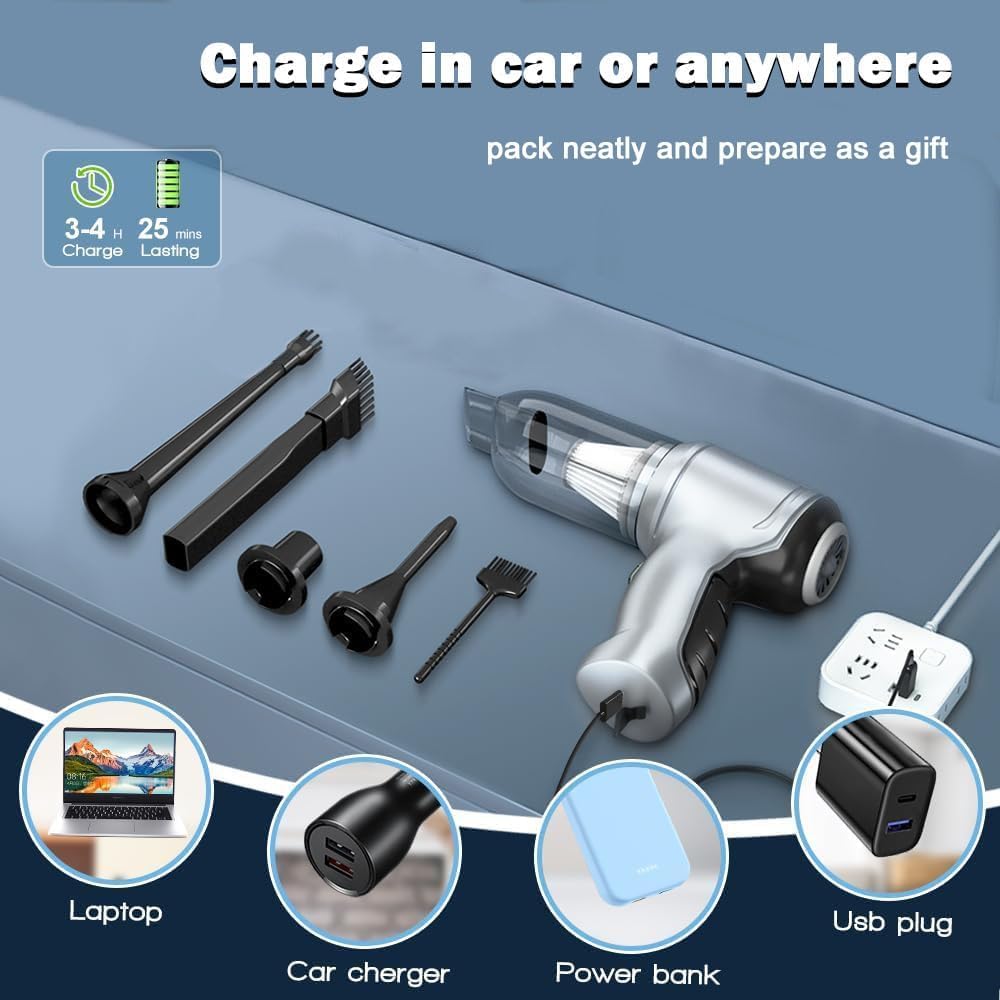 مكنسه سيارة دنكس بضمان عامين الصورة 5