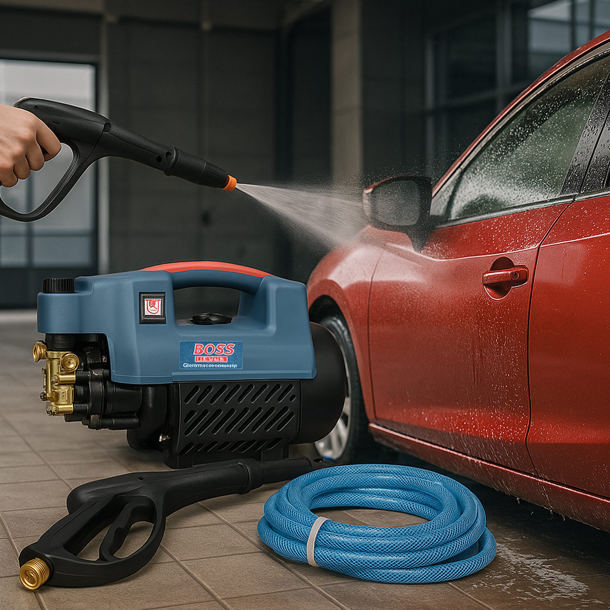 غسالة سيارات كهربائية الصورة 2