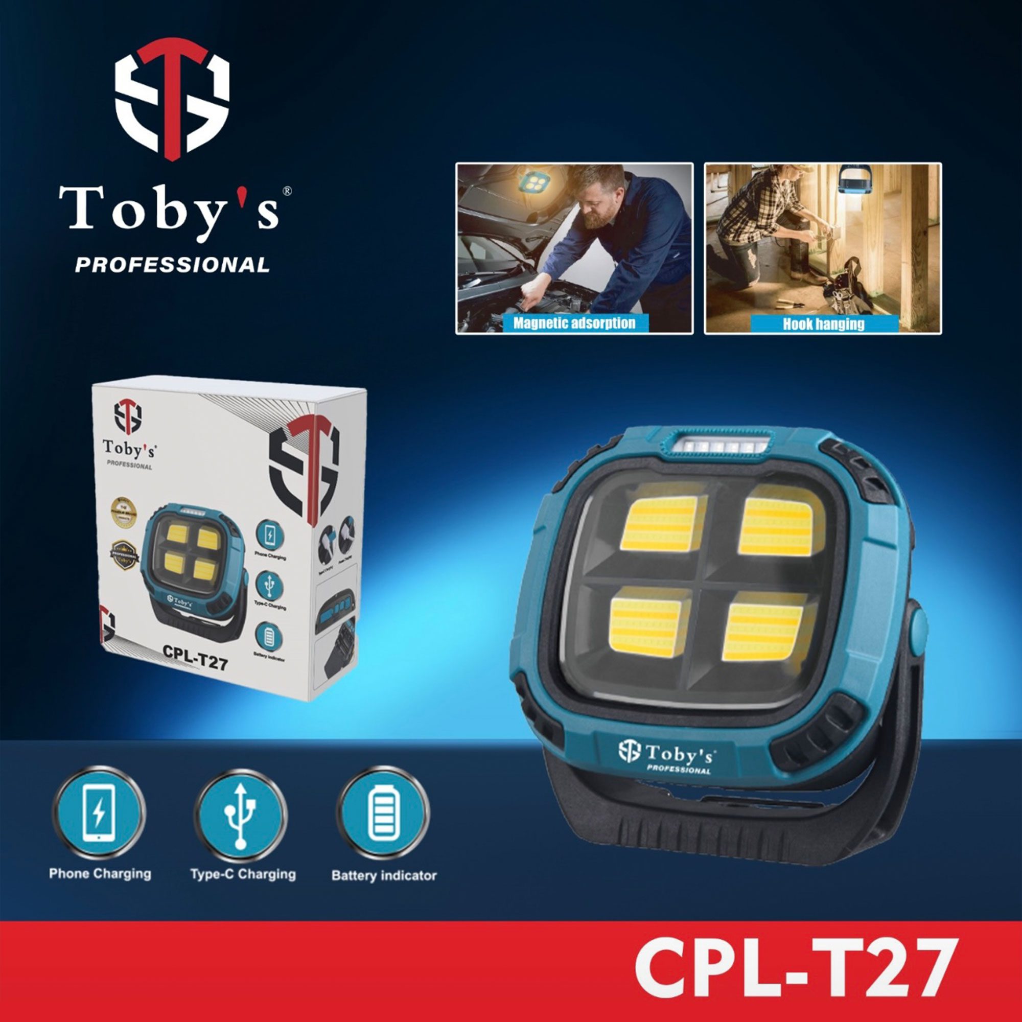 مصباح LED فائق السطوع محمول مع خاصية التعتيم الصورة 6