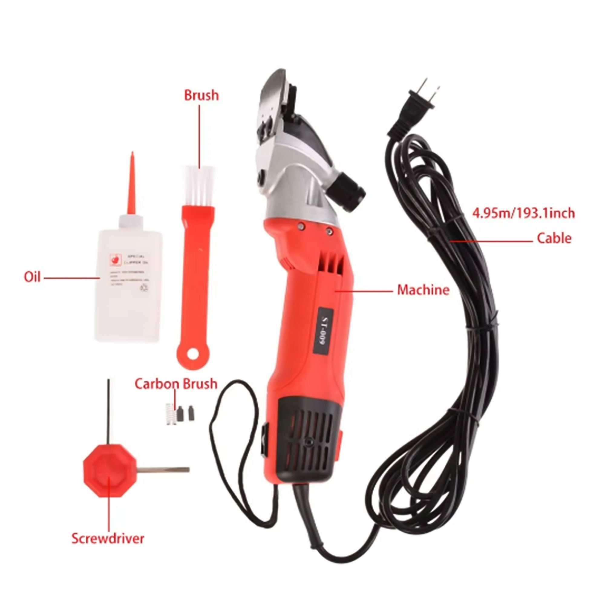 ماكينة قص شعر الحيوانات والمواشي 500 واط – بسرعات متعددة الصورة 2