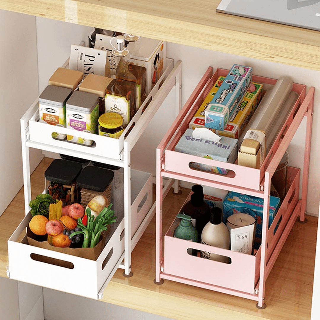 منظم تخزين برف قابل للسحب الصورة 2